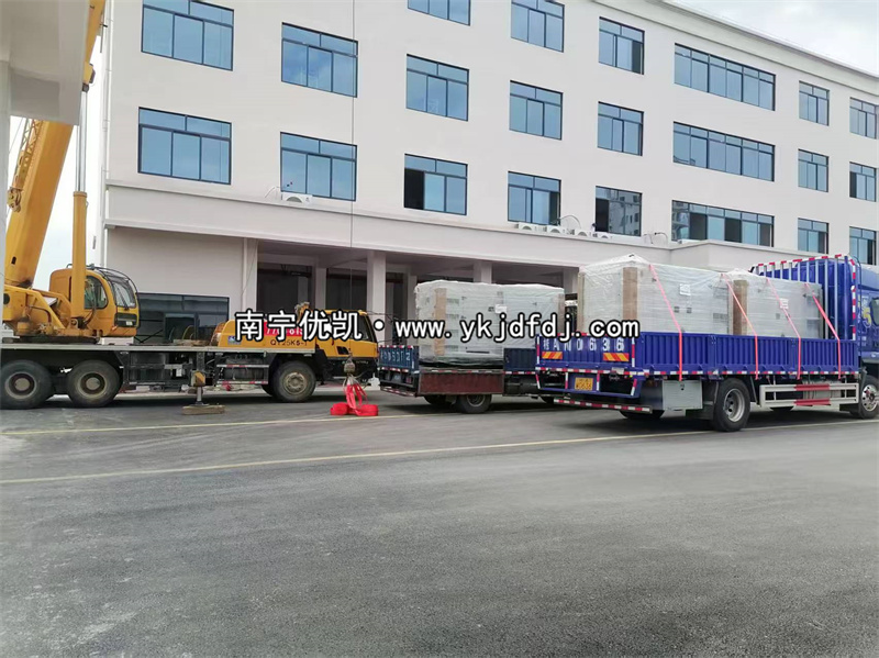 2025年6月23日，平果項目3臺低噪音柴油發電機到貨